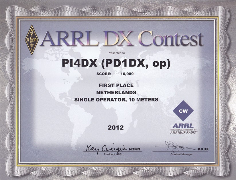 2012 ARRL DX SO 10m CW 2012