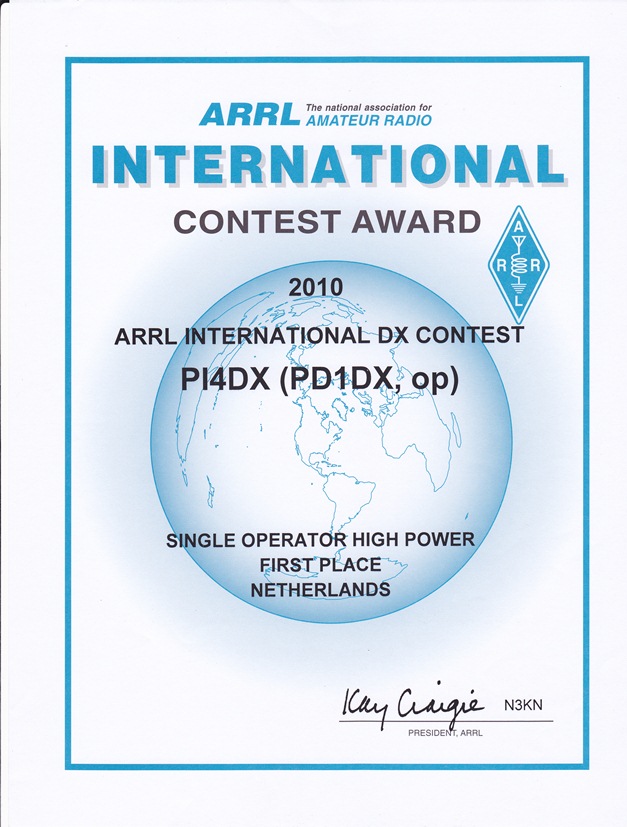 2010 ARRL DX SO HP 2010