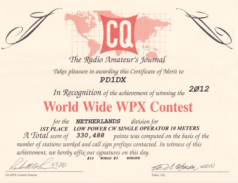 2012 CQ WPX LP CW SO 10m 2012