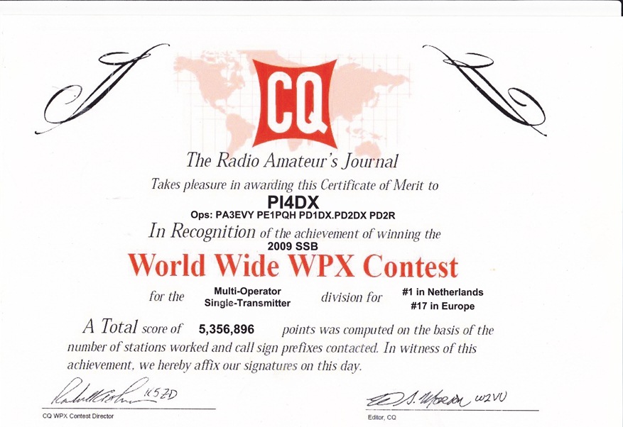 2009 CQ WPX MO ST SSB 2009