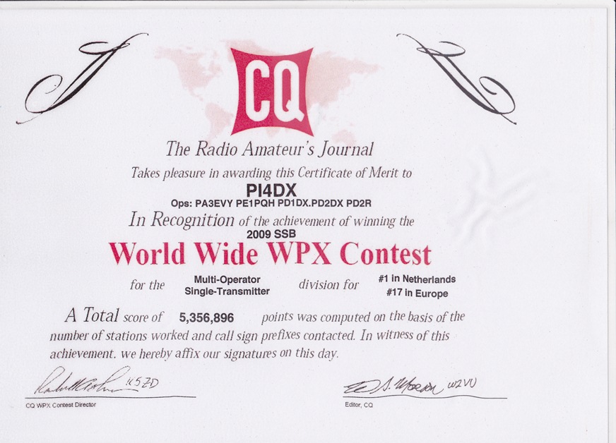 2009 CQ WW WPX MO ST SSB 2009