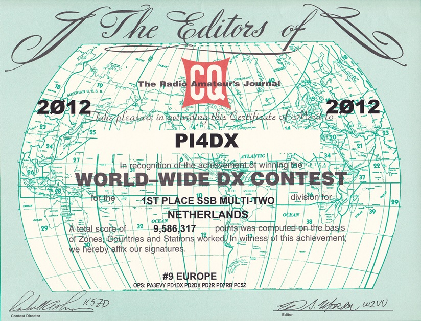 2012 CQ WW DX M2 SSB 2012