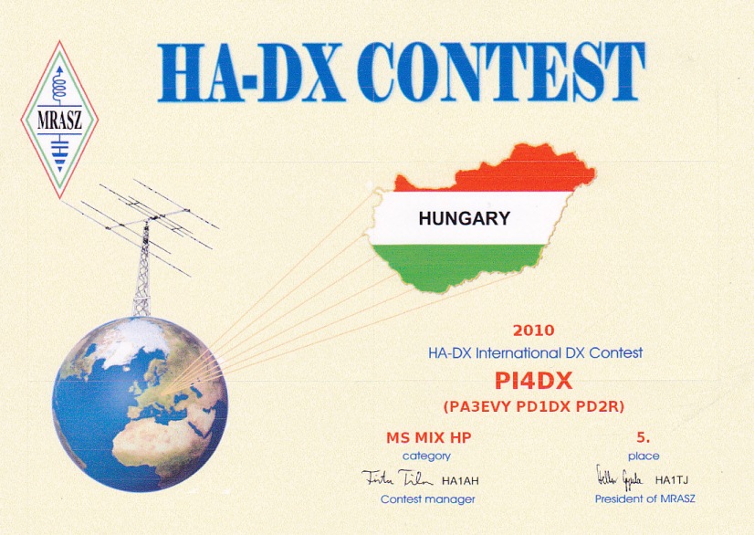 2010 HA DX contest MS MIX HP 2010