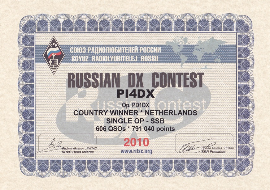2010 Russian DX SO SSB 2010