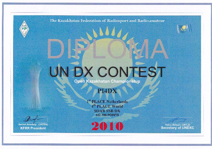 2010 UN DX contest SOAB SSB 2010